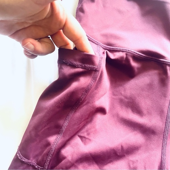 LOT OF 2 LEGGINGS, Tummy control workout running yoga Leggings for Women SIZE M - Picture 5 of 8